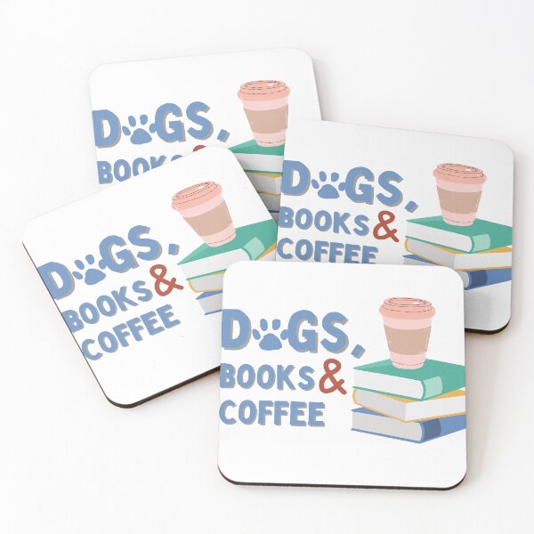 Item preview, Dogs Books And Coffee Dog ReaderDogs Books And Coffee Dog Reader Coffee Quote Coffee Quote designed and sold by Print  Design.