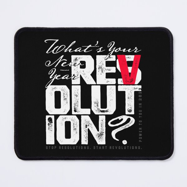 Item preview, WHAT'S YOUR NEW YEAR REVOLUTION?! designed and sold by fullyballed.
