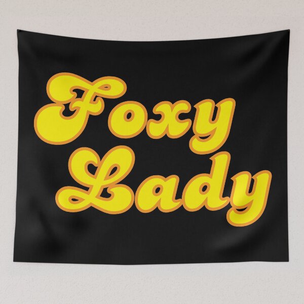Item preview, Retro Foxy Lady designed and sold by Jandsgraphics.