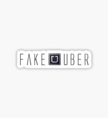 FAKE UBER - FAKE TAXI Sticker