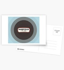 Nashville | Retro Badge Postcards