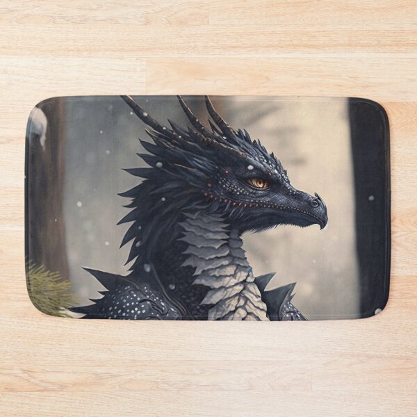 Item preview, Mystical Black Scaled Dragon V1 designed and sold by GummywormDesign.