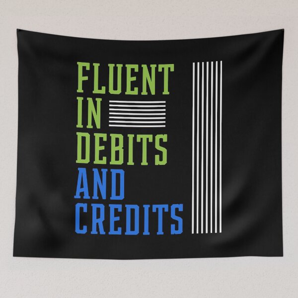 Item preview, Fluent In Debits And Credits - Accountant Funny Gift designed and sold by DiogoCalheiros.