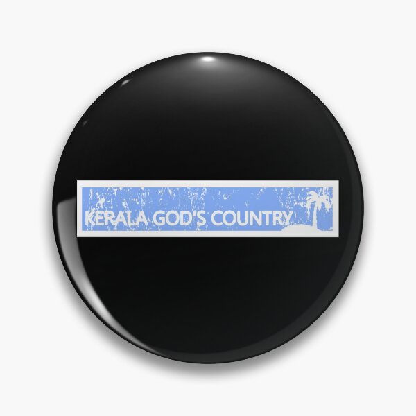 Item preview, Kerala God's Country design in blue designed and sold by Manoroma.