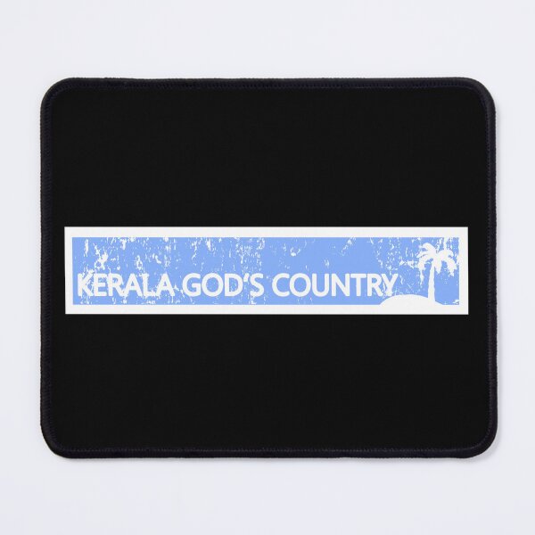 Item preview, Kerala God's Country design in blue designed and sold by Manoroma.