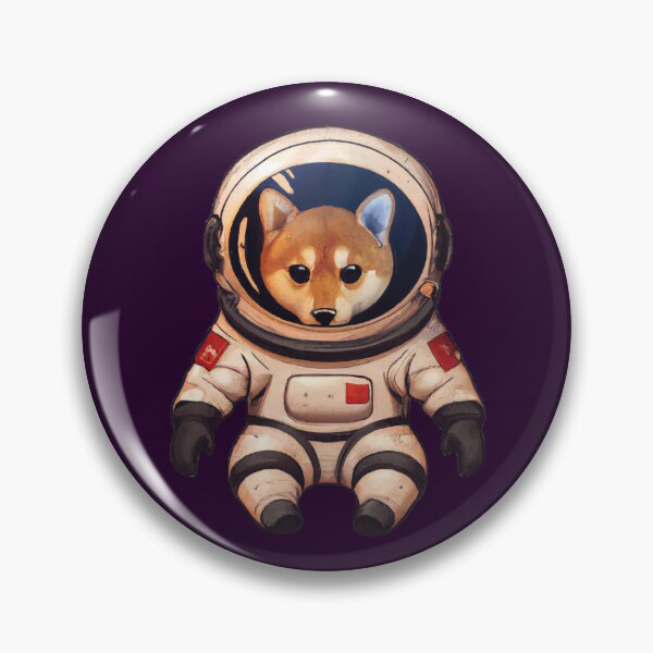 Item preview, A Shiba Inu in a Space Suit designed and sold by MadeByBeata.