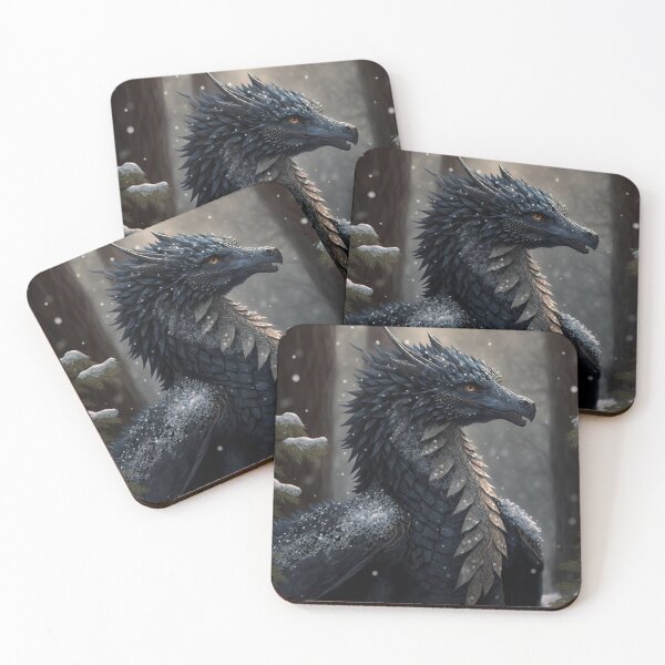 Item preview, Mystical Black Scaled Dragon V2 designed and sold by GummywormDesign.