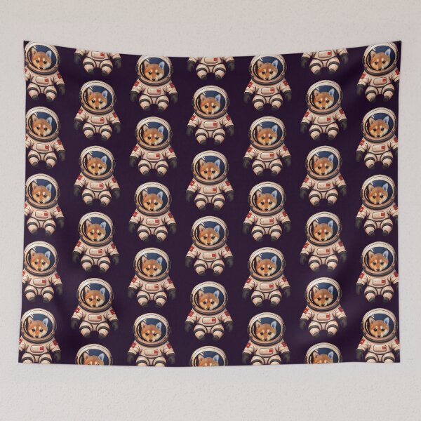Item preview, A Shiba Inu in a Space Suit designed and sold by MadeByBeata.