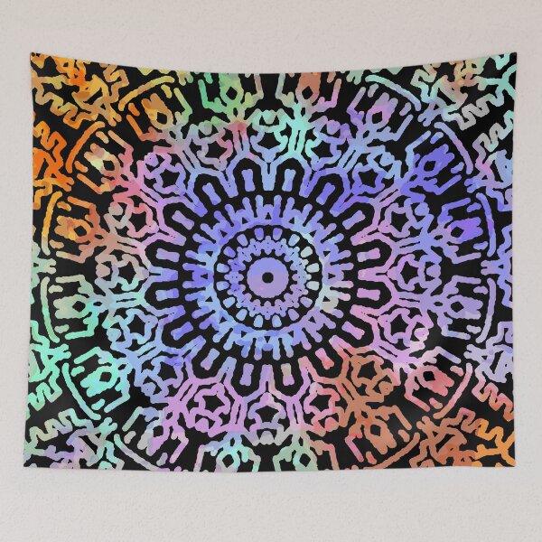 Item preview, Colorful Watercolor Mandala  designed and sold by AbundanceSeed.