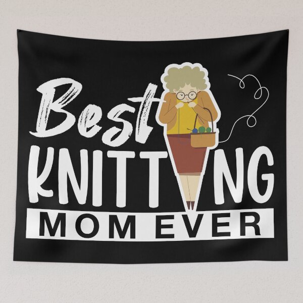 Item preview, Best Knitting Mom Ever Funny designed and sold by soebekhi.