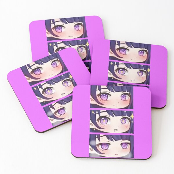 Item preview, Ei Raiden Shogun Genshin Impact 3 Faces of Bliss Raiden Shogun Flustered Face Raiden Shogun Ahegao Raiden Shogun Heart Eyes Heart Pupils designed and sold by feach.
