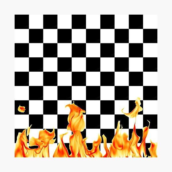 checkered flame