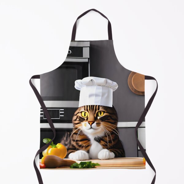 Item preview, Chef Cat - Modern Digital Art designed and sold by Ai-michiart.