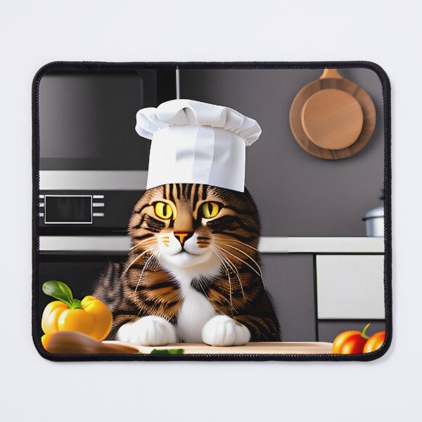 Item preview, Chef Cat - Modern Digital Art designed and sold by Ai-michiart.
