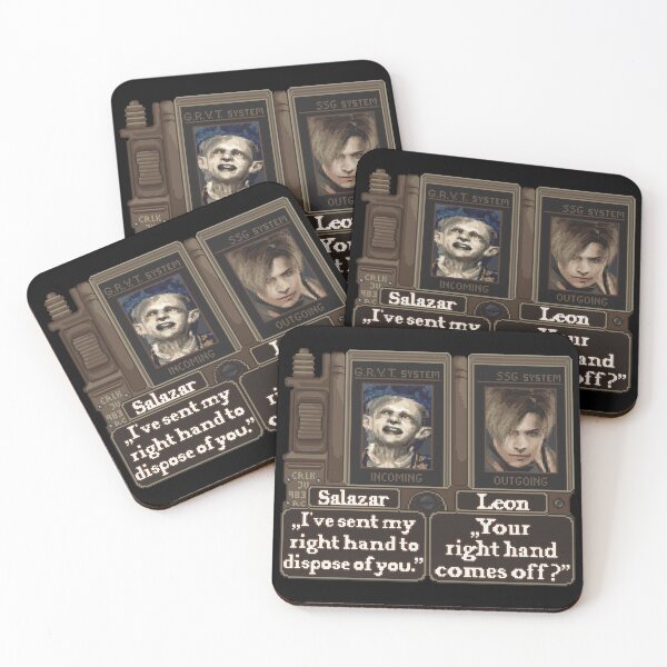 Item preview, Resident Evil Leon Kennedy Pixel Art designed and sold by AlleenasPixels.