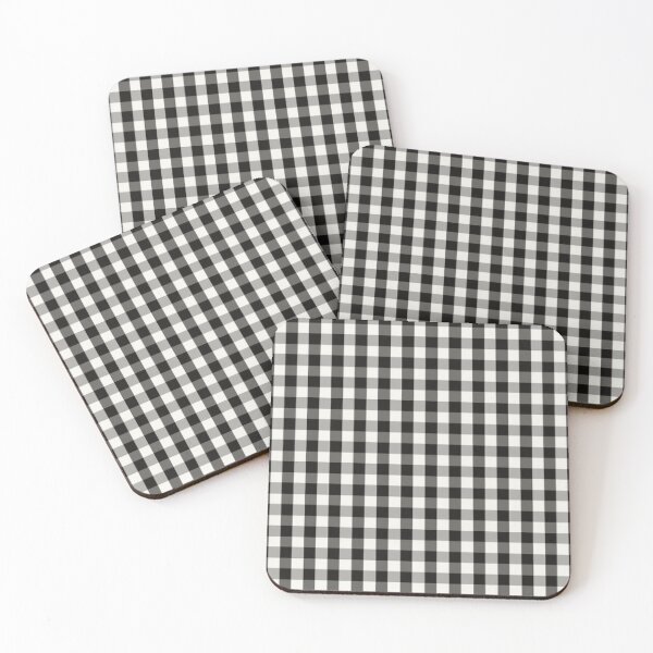 Item preview, Achromo Cali-BW Buffalo Plaid by Bossy Cat Home designed and sold by BossyCatHome.