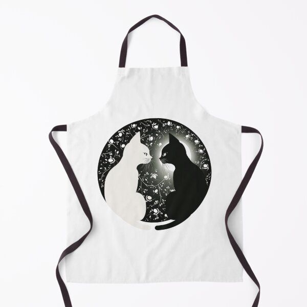 Item preview, Two cats in love in an elegant pattern designed and sold by GorinART.