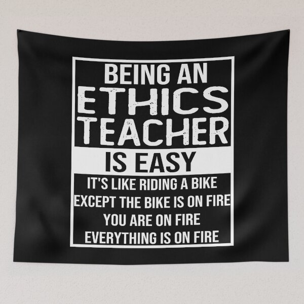 Item preview, Funny ethics teacher saying: being an ethics teacher is easy ethics teacher gifts designed and sold by alaechamlal.
