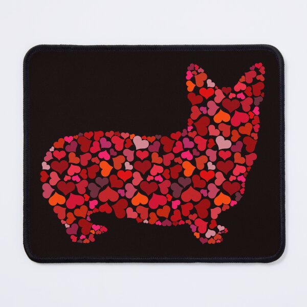 Item preview, Corgi Dog With Red Hearts Valentine Day Corgi Dog Lovers designed and sold by Buyeseoshop.