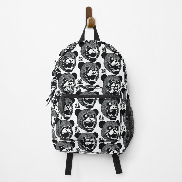 Item preview, Ukiyo-e Style Angry Bear Head with the Japanese Characters for Bear Minimalist designed and sold by pelagio.