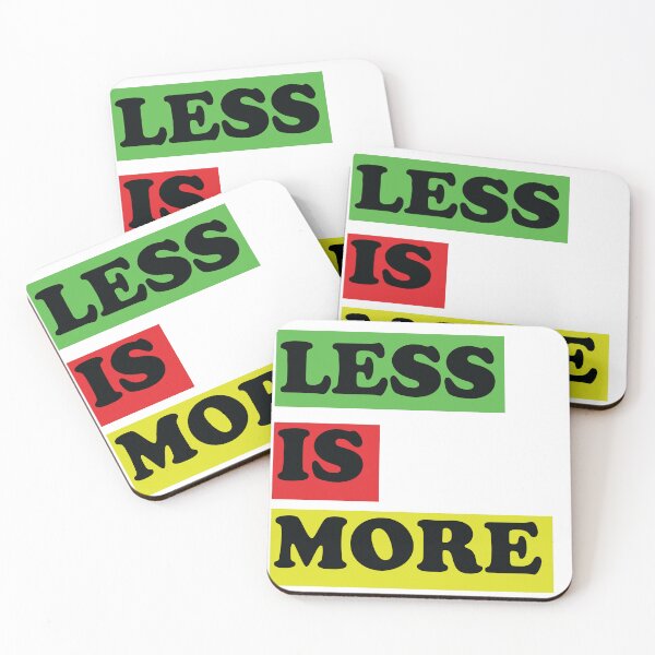 Item preview, Less is More Quotation in Text - Typography Design  designed and sold by artofayaz.