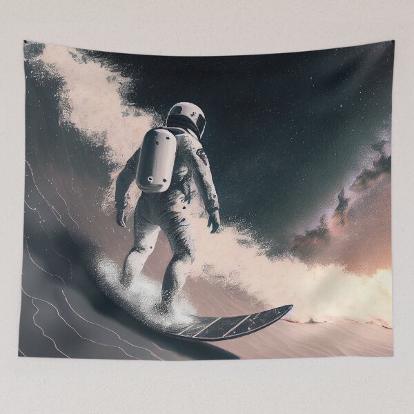 Item preview, Galactic Surfer designed and sold by MoonlitMuse.