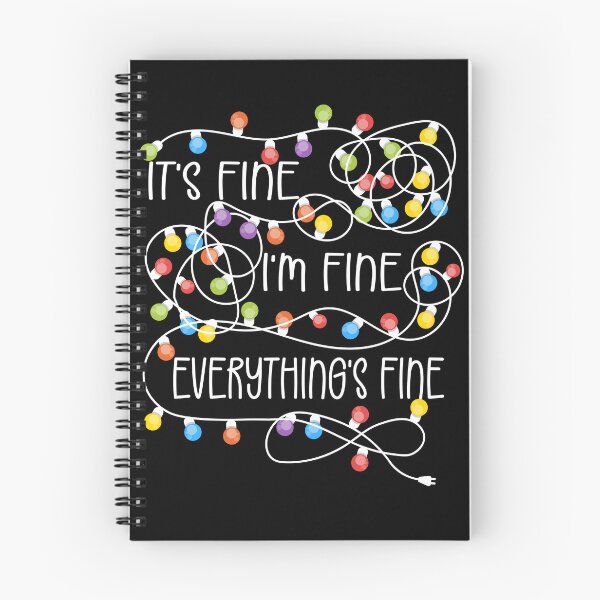 Item preview, Women Christmas Lights I'm Fine It's Fine Everything Is Fine designed and sold by yossijr.