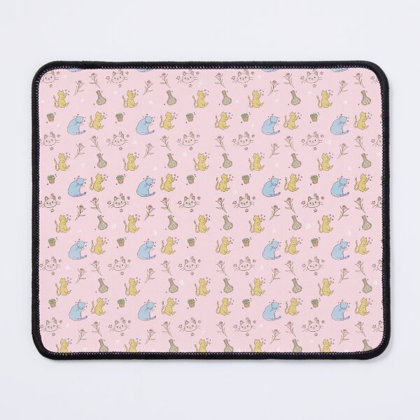 Item preview, Pastel Floral Cat Pattern designed and sold by eliana-draws.