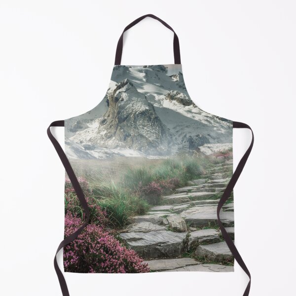 Item preview, Mountain landscape with snow white mountains designed and sold by Bela Ambrus.