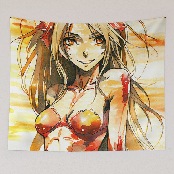 Aperçu de l'œuvre Anime Bikini Fille # 44 créée et vendue par Eynoxart.