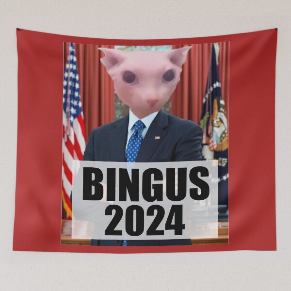 Item preview, Bingus 2024 funny cat meme political designed and sold by Sydscriv.