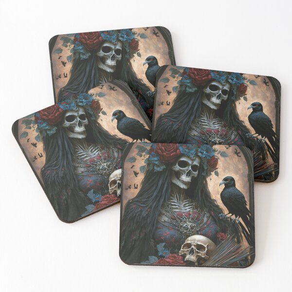 Item preview, Nuestra Señora de la Santa Muerte designed and sold by The-Dark-Art.