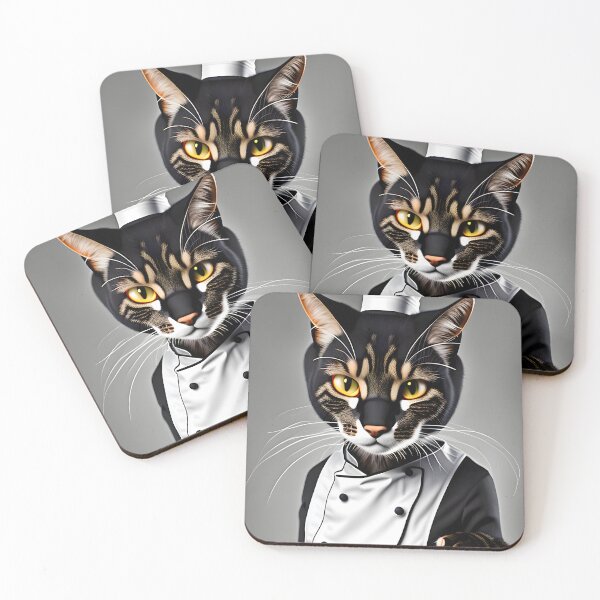 Item preview, Chef Cat - Modern Digital Art designed and sold by Ai-michiart.