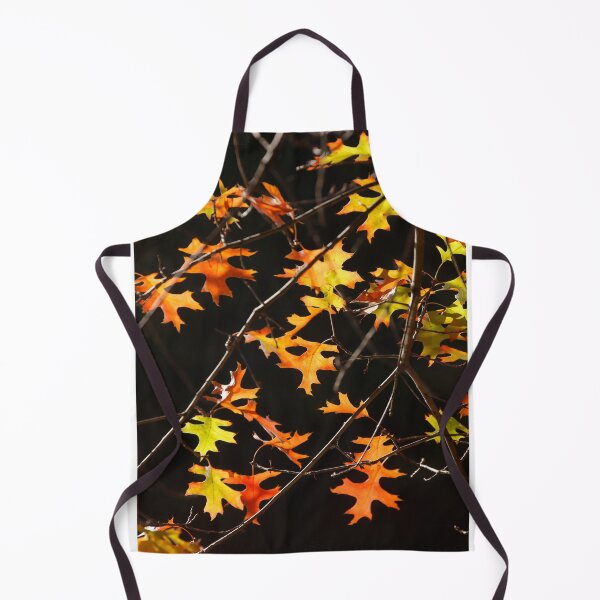 Item preview, Maple (Acer palmatum), red autumn leaves on a tree, dark background designed and sold by Torsten Krüger.