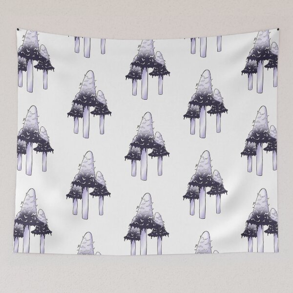 Item preview, Inkcap Mushroom Cluster designed and sold by MushroomEmpire.