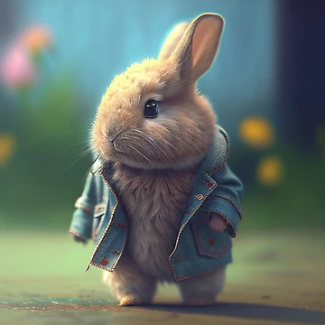 Artwork thumbnail, Cute Rabbit by ArtRogue
