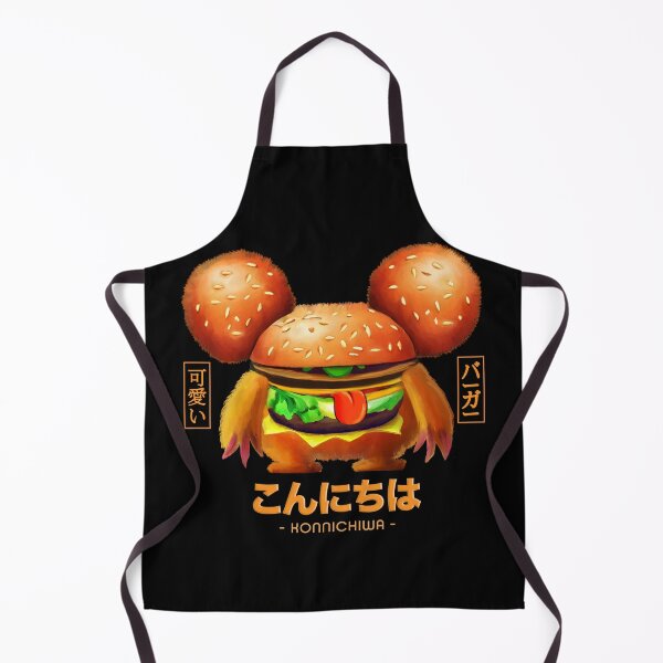 Item preview, Cute Kawaii Burger Monster, Japanese Anime Aesthetics - Perfect for Foodies designed and sold by InkyGenies.