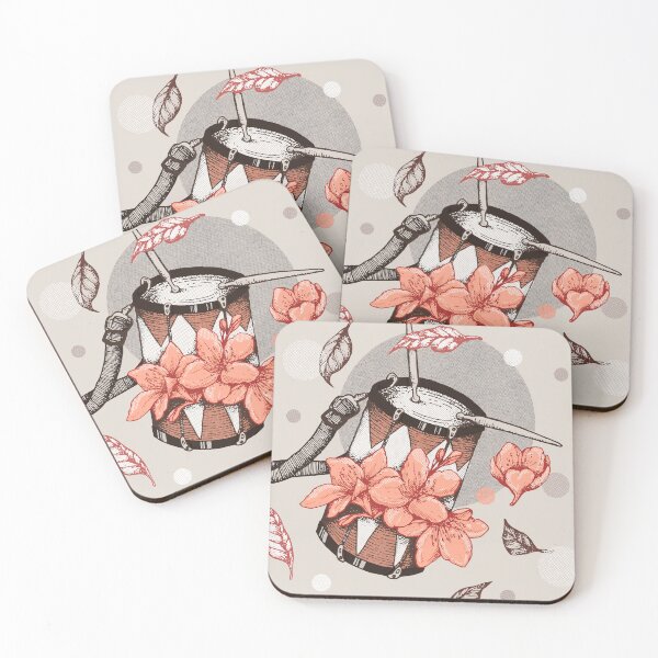 Item preview, Drum and flowers designed and sold by Rômulo Queiroz.