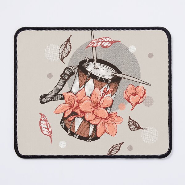 Item preview, Drum and flowers designed and sold by Rômulo Queiroz.