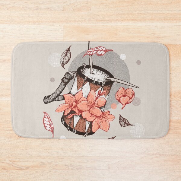 Item preview, Drum and flowers designed and sold by Rômulo Queiroz.