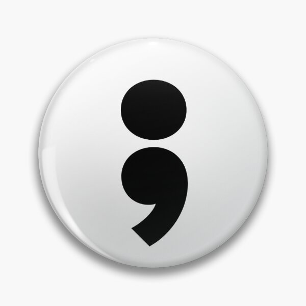 Artikelvorschau, Semi Colon entworfen und verkauft von Daybae Designs.