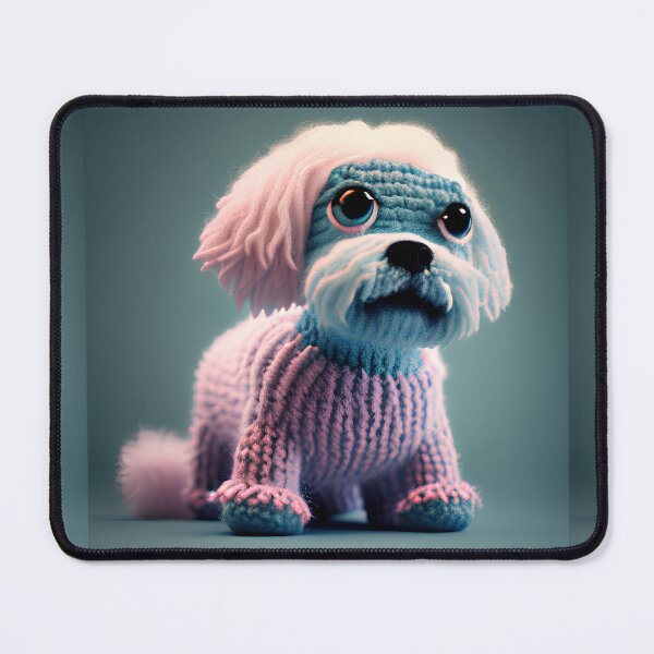 Item preview, Cute Knitted Dog designed and sold by Planetporridge.