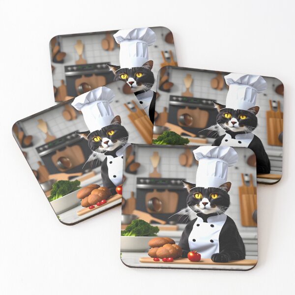 Item preview, Chef Cat - Modern Digital Art designed and sold by Ai-michiart.