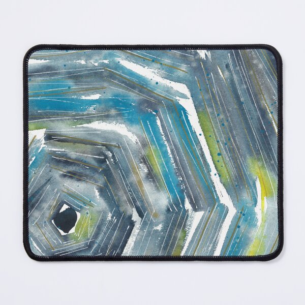 Item preview, Beautiful nature landscape, blue watercolor abstract designed and sold by anaozzart.