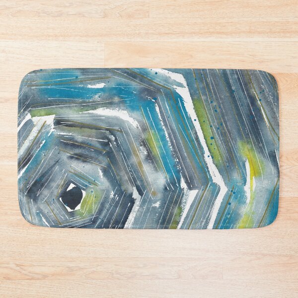 Item preview, Beautiful nature landscape, blue watercolor abstract designed and sold by anaozzart.