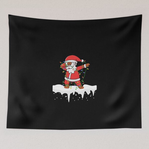 Item preview, Funny Santa Claus Dabbing Through The Snow Christmas Tree Lights Dab Dance designed and sold by ArtistryPrint.
