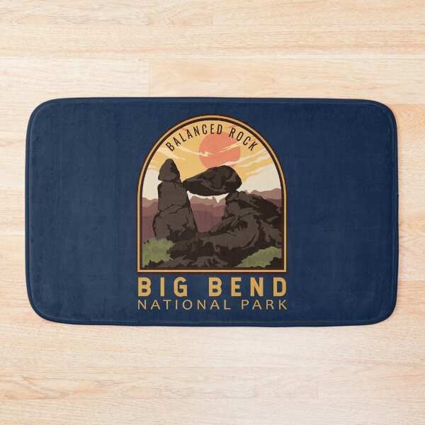 Item preview, Big Bend National Park Balanced Rock Vintage Emblem designed and sold by KrisSidDesigns.