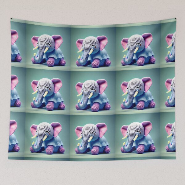 Item preview, Precious Crochet Elephant  designed and sold by Planetporridge.