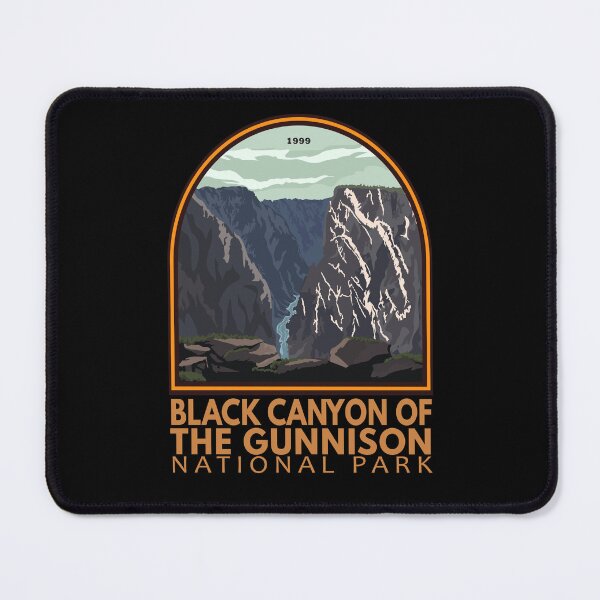 Item preview, Black Canyon Of The Gunnison National Park Vintage Emblem designed and sold by KrisSidDesigns.