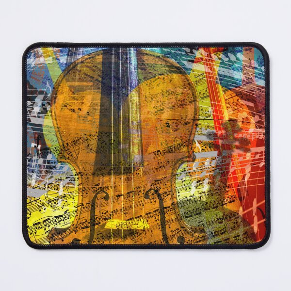 Item preview, Violin Abstract Art with with Musical Notes designed and sold by Randall Nyhof.